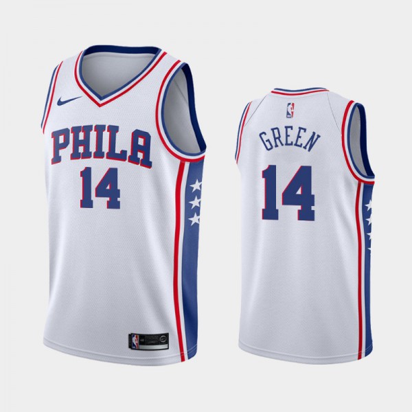 Danny Green Philadelphia 76ers #14 Men's Association 2020-21 Jersey - White