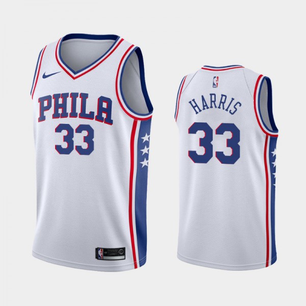 Tobias Harris Philadelphia 76ers #33 Men's Association 2018-19 Jersey - White